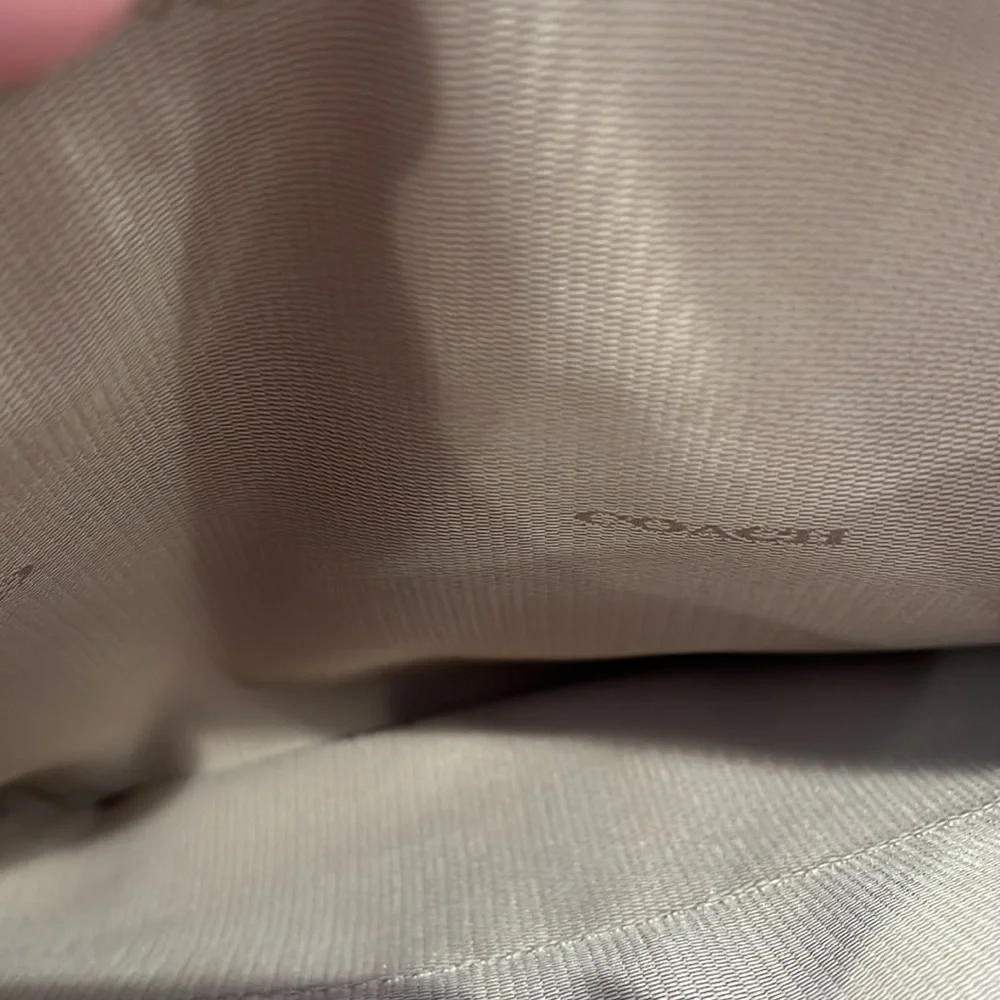Coach XL wristlet pouch. NWTS golden beige Authentic - Picture 11 of 14